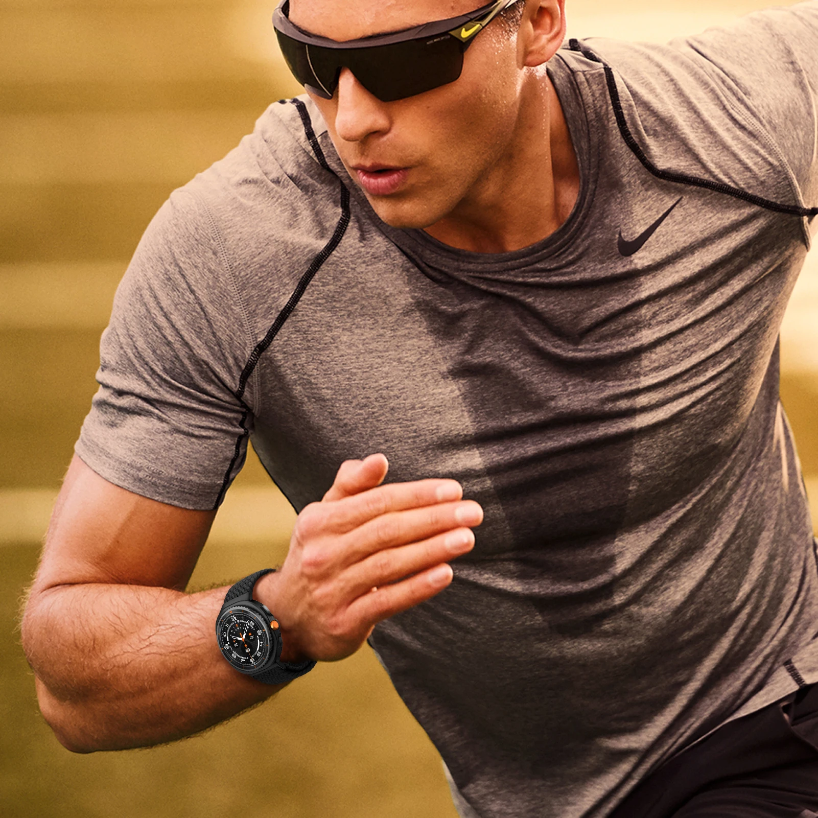 삼성 갤럭시 시계 8 밴드 44mm 40mm 나일론 팔찌 Correa 갤럭시 시계 8 클래식 46mm 용 땋은 스트랩