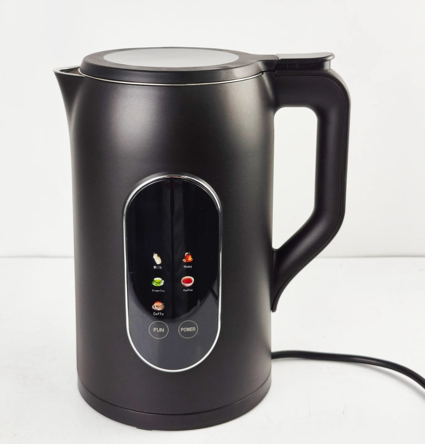 Market Best Seller Cordless Double Wall Mechanical Electric Kettle 1.8L Glass 1500W Temperature Control Household Factory