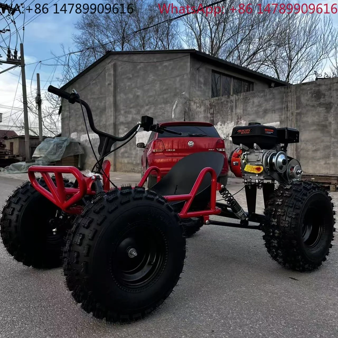 212cc 10-inch Butterfly-Patterned Steel Wheels Retro Off-Road Kart Aerospace Bashan Engine Powerful Performance All-Terrain Kart