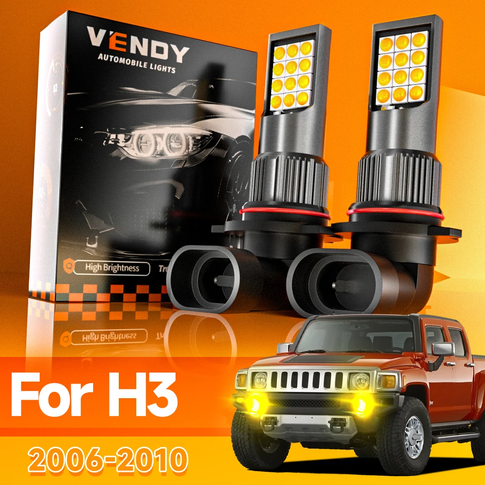 

2 шт. для Hummer H3 2006-2010 светодиодные противотуманные фары 2007 2008 2009 аксессуары Canbus