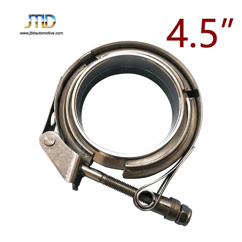 

4.5" Inch V Band Clamp with Stainless Steel Flange 4.5" V Band Bolt Clamp With Male Female Flanges for Turbo Pipe car assecories