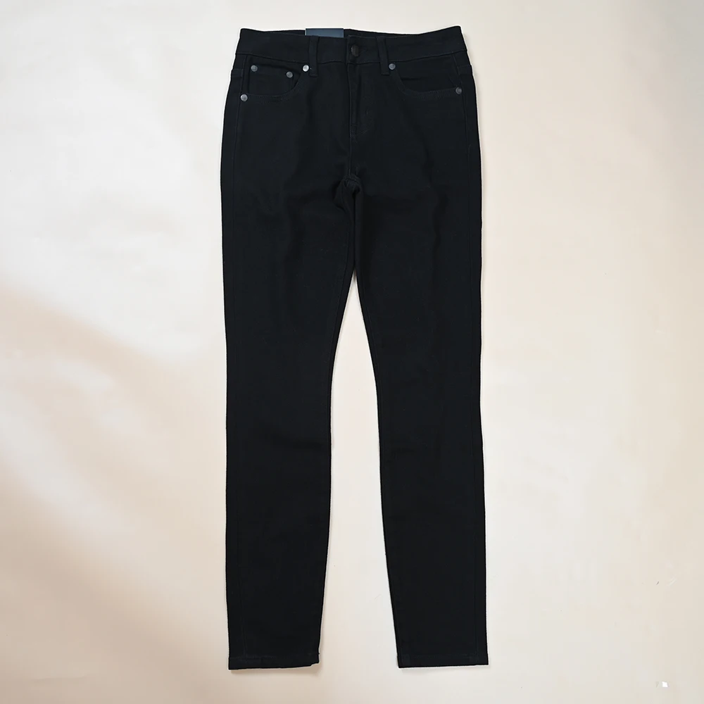 

Casual Mid-Low Waist Slim Fit Ladies Jeans Elastic Cotton Pencil Sle Autumn Winter New Arrival Faionable Women's Denim
