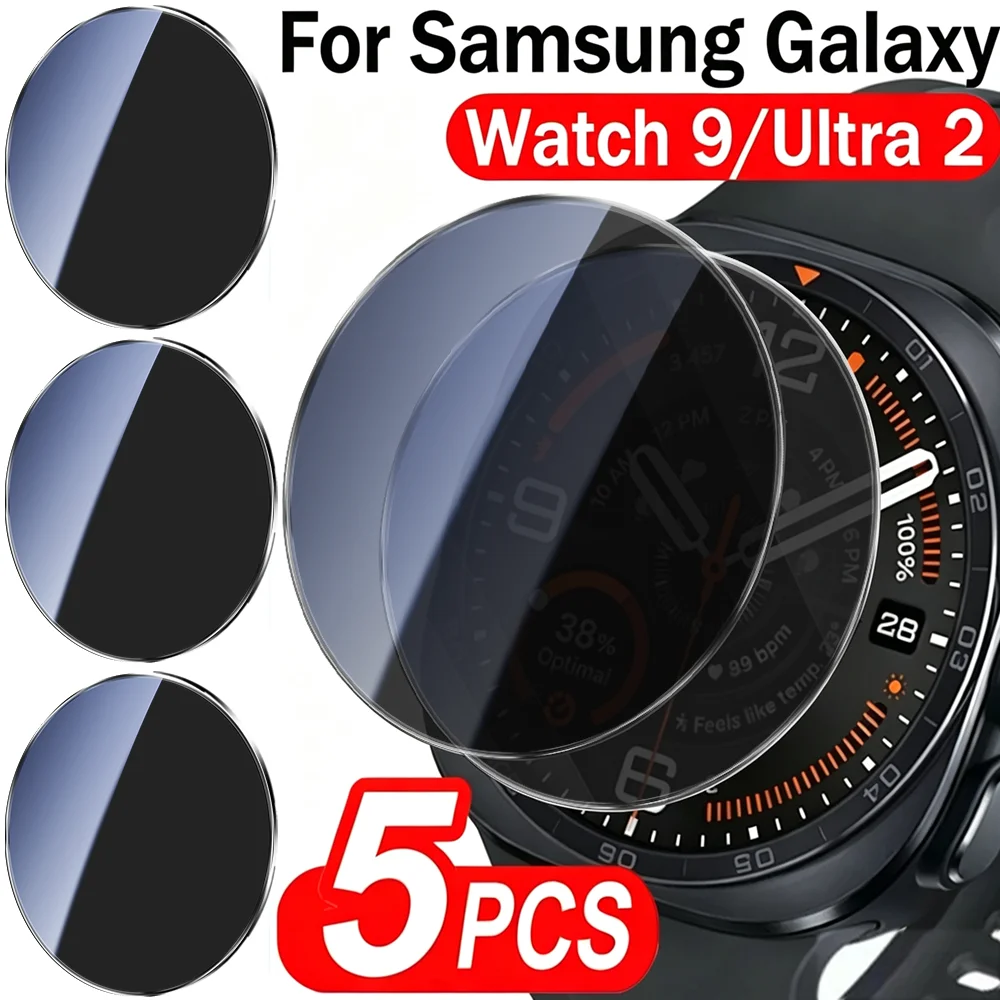 1-5PCS for Samsung Galaxy Watch 9 40mm 44mm Ultra 2 47mm Privacy Tempered Glass Screen Protector Anti-Peeping Protective Films