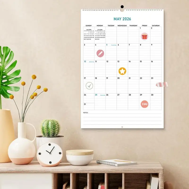 Calendar For Wall Weekly Wall Calendar Aesthetic Scheduling Tool With Clear Visibility Funny Design For Apartment Home Bedroom