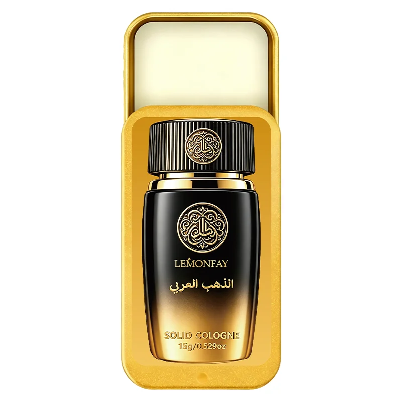 Tragbares Arabisches Festparfüm für Männer, Orientalisch-Holziges Aroma, Langanhaltender Festparfüm-Balsam für den Körper – Detail 9