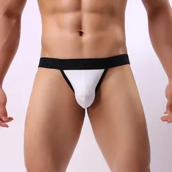 Calcinhas de Algodão Sem Costura Masculina, Roupa Interior Mariquinhas, Cueca Gay Deslizamento, Corda De Tanga Bolsa, Cuecas Sólidas, Jockstrap