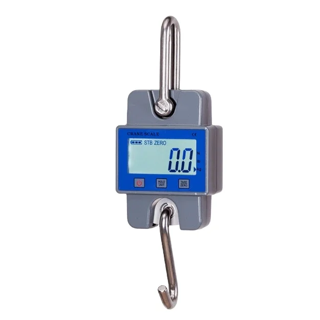 

Crane Scale Weight 150 300kg Heavy Duty Hanging Hook Scales Portable Digital Stainless Steel Hook Mini LCD Digital Hanging Scale