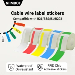 Niimbot Cable Wire Label Stickers Compatible With B21/ B3S/ B1/ B203