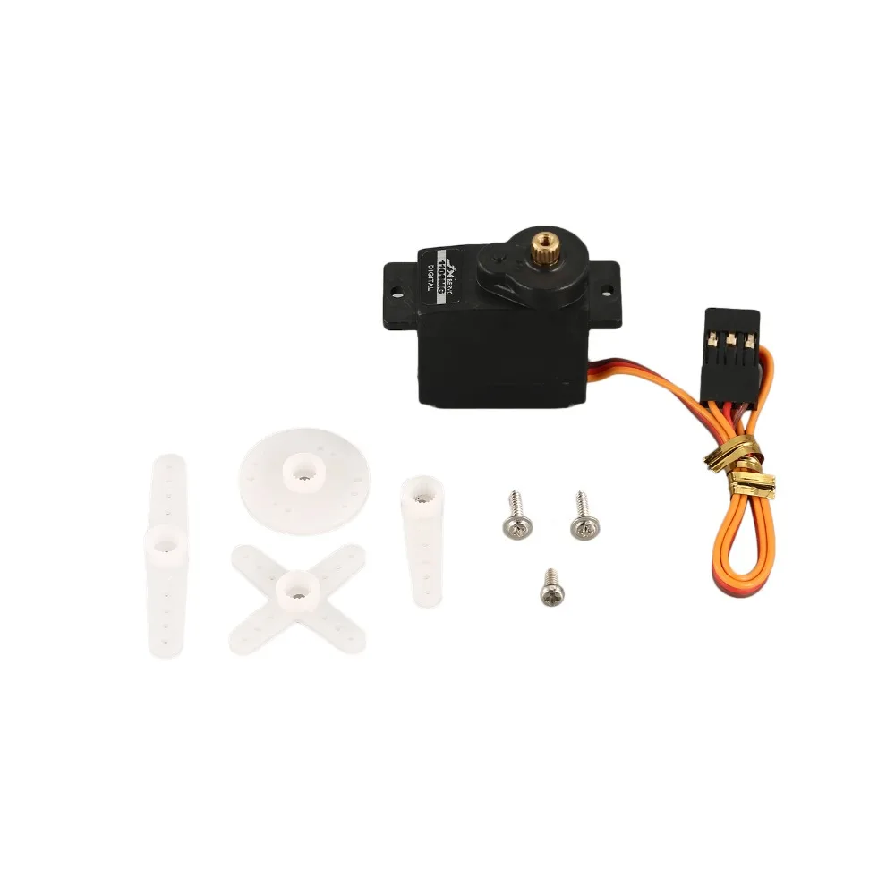 JX 9g 2,5 kg PDI-1109MG Metallgetriebe Micro Digital Servomotor 4,8-6 V für 1/18 1/24 Mini RC Auto Starrflügelflugzeug Roboter Spielzeugteil
