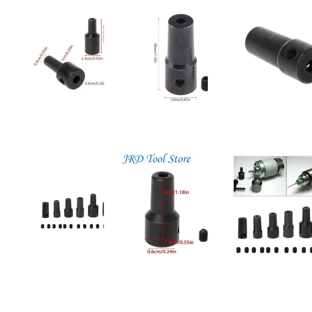 A2UD 4-12mm 모터 샤프트 B10 드릴 클램프 척 척 커플 링 커플러 커넥터 슬리브 나사