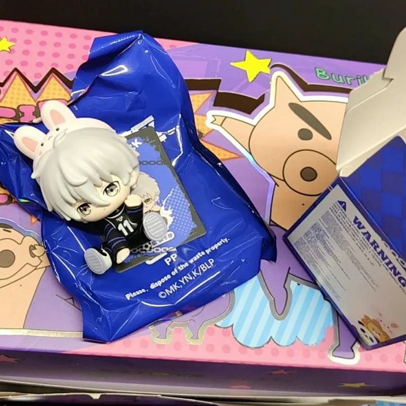 Hot Sale Original Blue Lock Cute Toy Series Doll Blind Box Mini Figure Version Kiyomizu Ichi Ito Shin Trendy Desktop Toy Gifts view 3