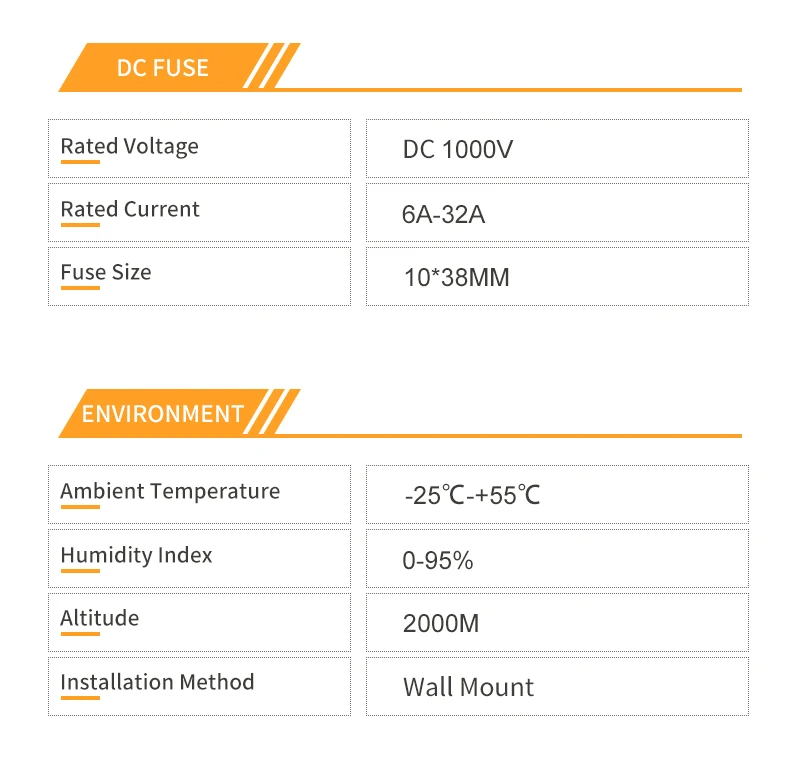 2 Eingänge 1 Out DC 1000 V Solar Photovoltaik PV Combiner Box mit Blitzschutz Sicherung MCB SPD wasserdichte Box IP65 – Detail 5