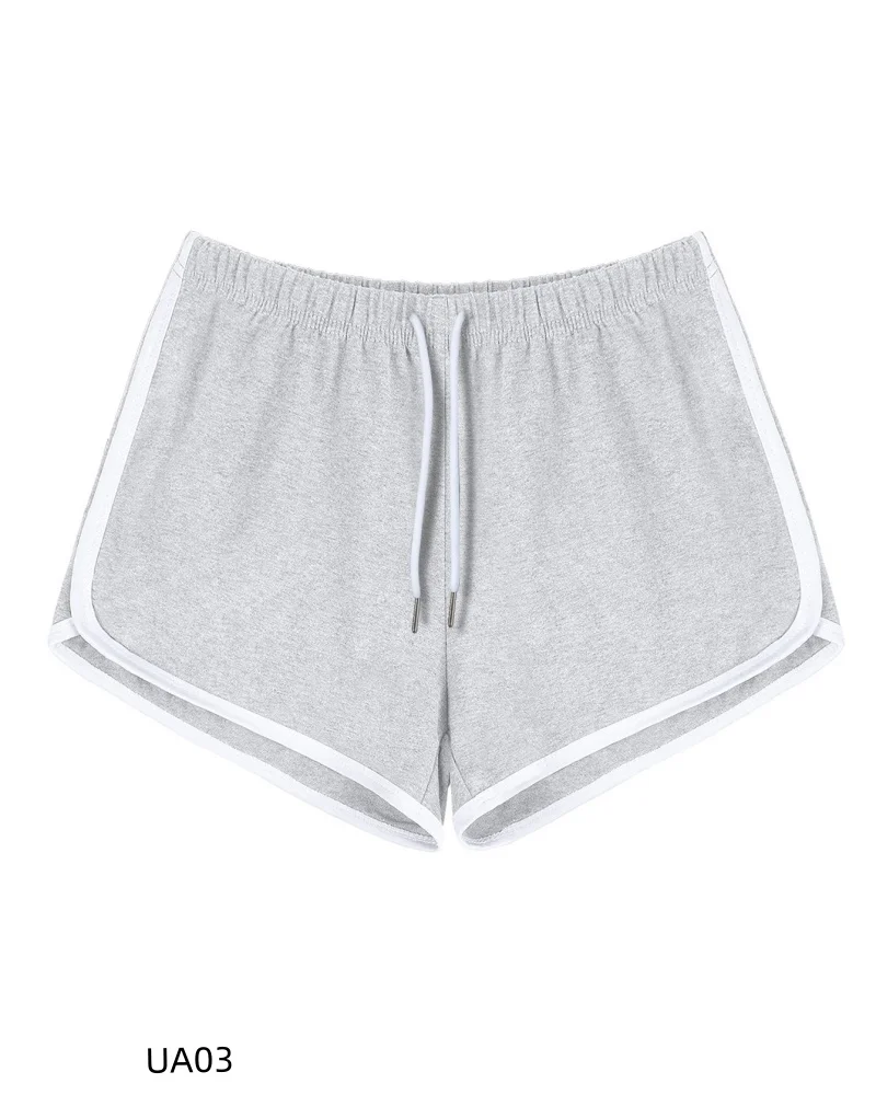 

Women's Cotton Casual Shorts Elastic Waist Drawstring Running Sports Lounge Summer Dolphin Gym Workout Lounge Shorts