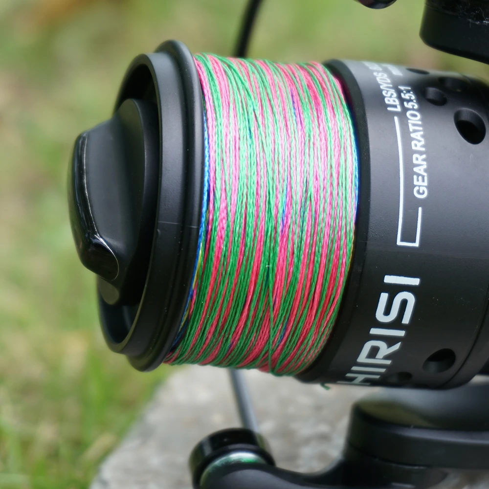 Hirisi Carp Fishing Line 300M Braided PE Line 4 Strands 15-50LB Multifilament Fishing Line Smooth Fishing Accessories