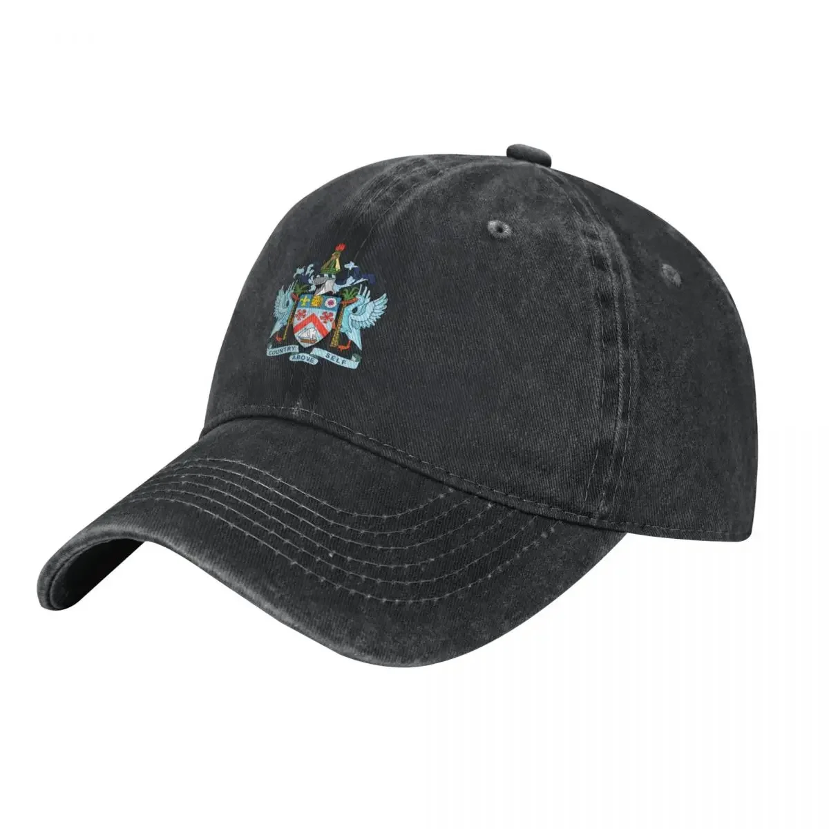 St Kitts and Nevis Coat of Arms Baseball Cap Hat Man For The Sun Hood custom Hat Female Men's