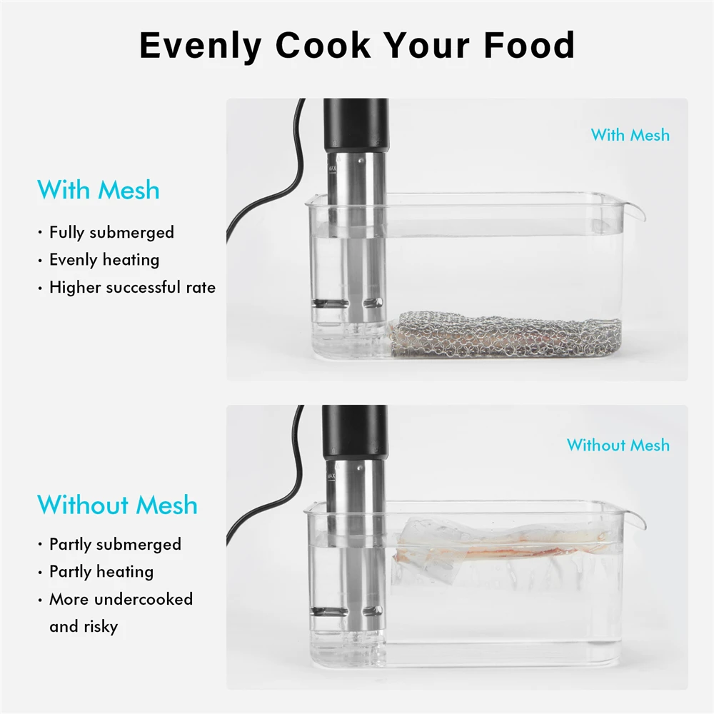 SOVIDER nerez ocel pletivo food-grade sinker sit' váha sous vide periferie poskytnout pro pomalá vařič vacuum vařič kuchyň kuchařka