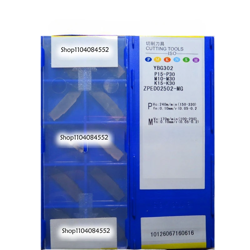 

Оригинальные твердосплавные вставки Zhuzhou с ЧПУ YBG302 ZPED02502-MG, гарантия качества, точечная продажа ZPED 02502