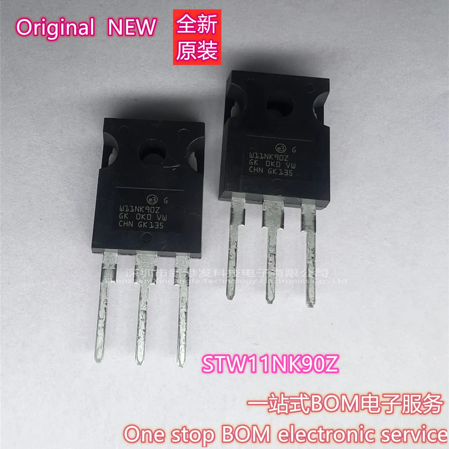 

STW11NK90Z N-channel 900V 0.82OHM 9.2A TO-247 Original goods in stock 10pcs/lot