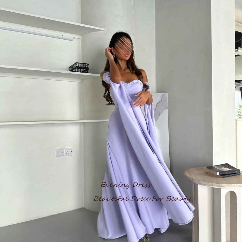 

Evening Dress Elegant Long Dresses With Sleeves A-line Beading Party Dresses 2024 New Formal Cocktail Gown فساتين للحفلات الراقص