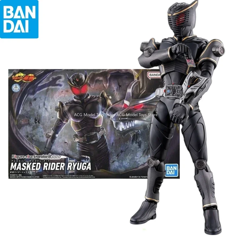 

В наличии 100% оригинал Bandai Tokusatsu FRS Masked Rider Ryuga, собранная модель, аниме, экшн-фигурка, коллекция игрушек в подарок