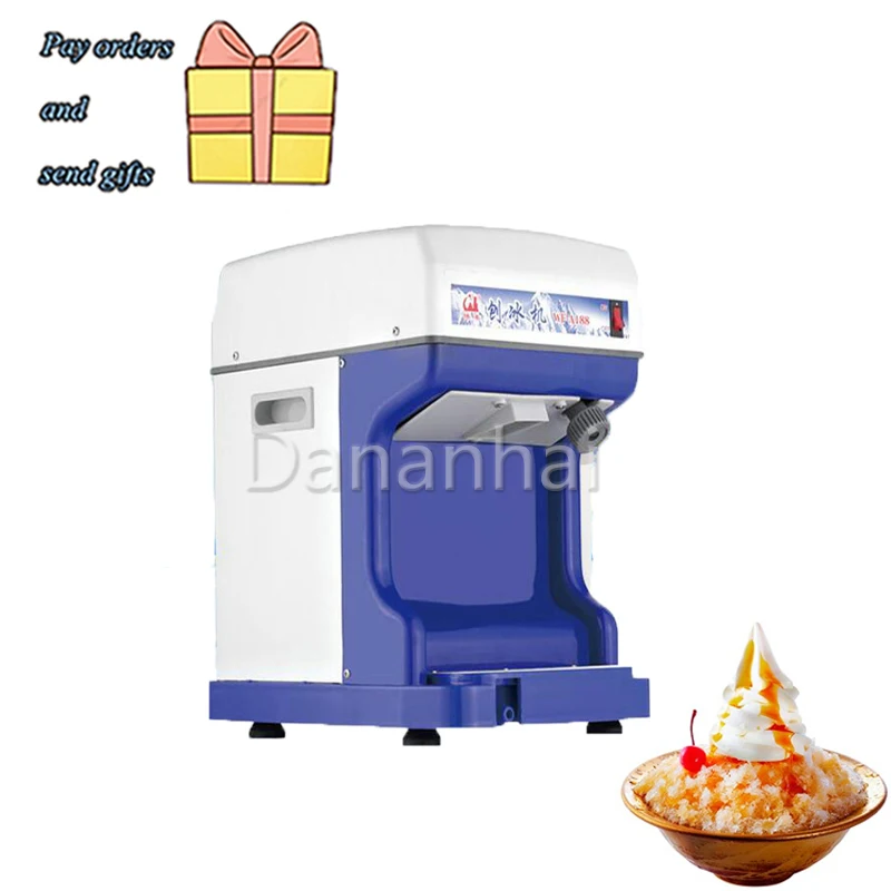 Semi Automatic Abs Plastic Ice Breaker Commercial Electric Shaved Ice Blue