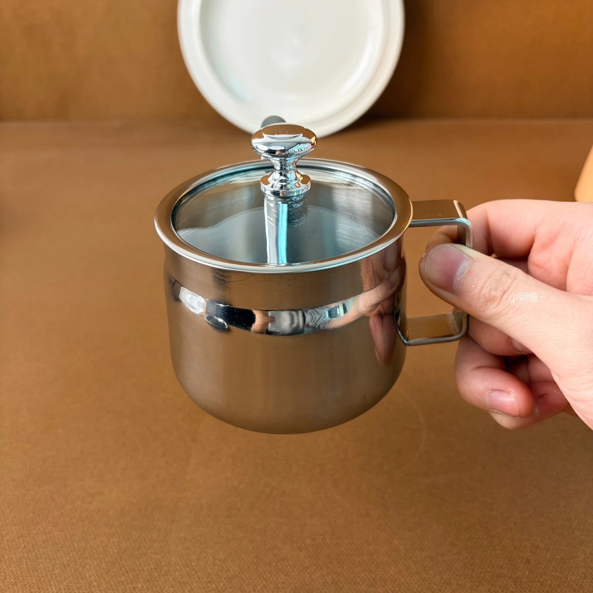 Stainless Steel Spice Jar Set with Lid Spoon & Tray, Kitchen Condiment Container Seasoning Storage Pot Organizer