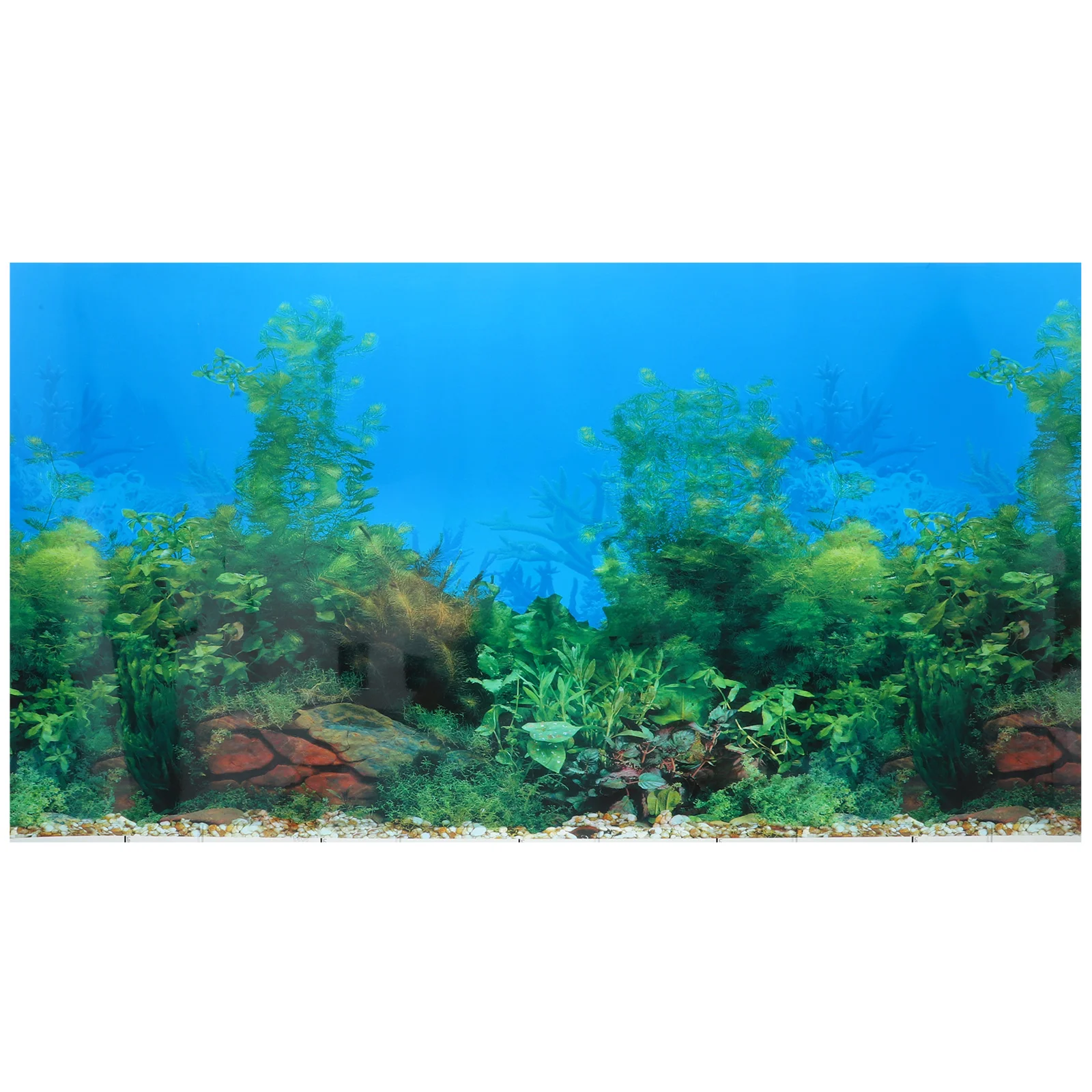 3d Wall Stickers Aquarium Background Decor Fish Tank Coral Accessory Decal Picture