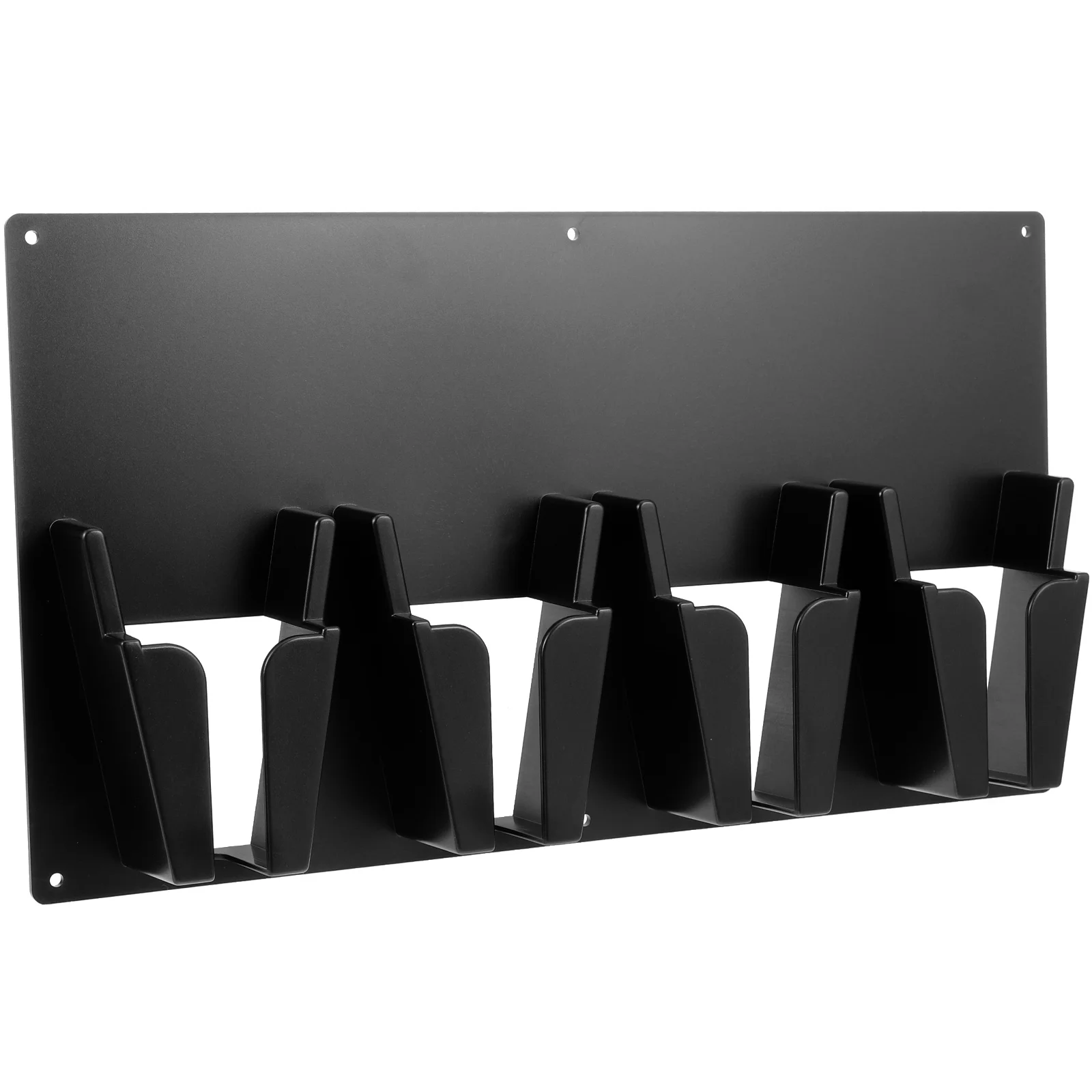 Clipper ไฟฟ้า Rack ผมกล่องเก็บสีดํา Wall Mount สําหรับ Clippers Trimmers Salon ร้านตัดผมวัสดุที่ทนทาน Space