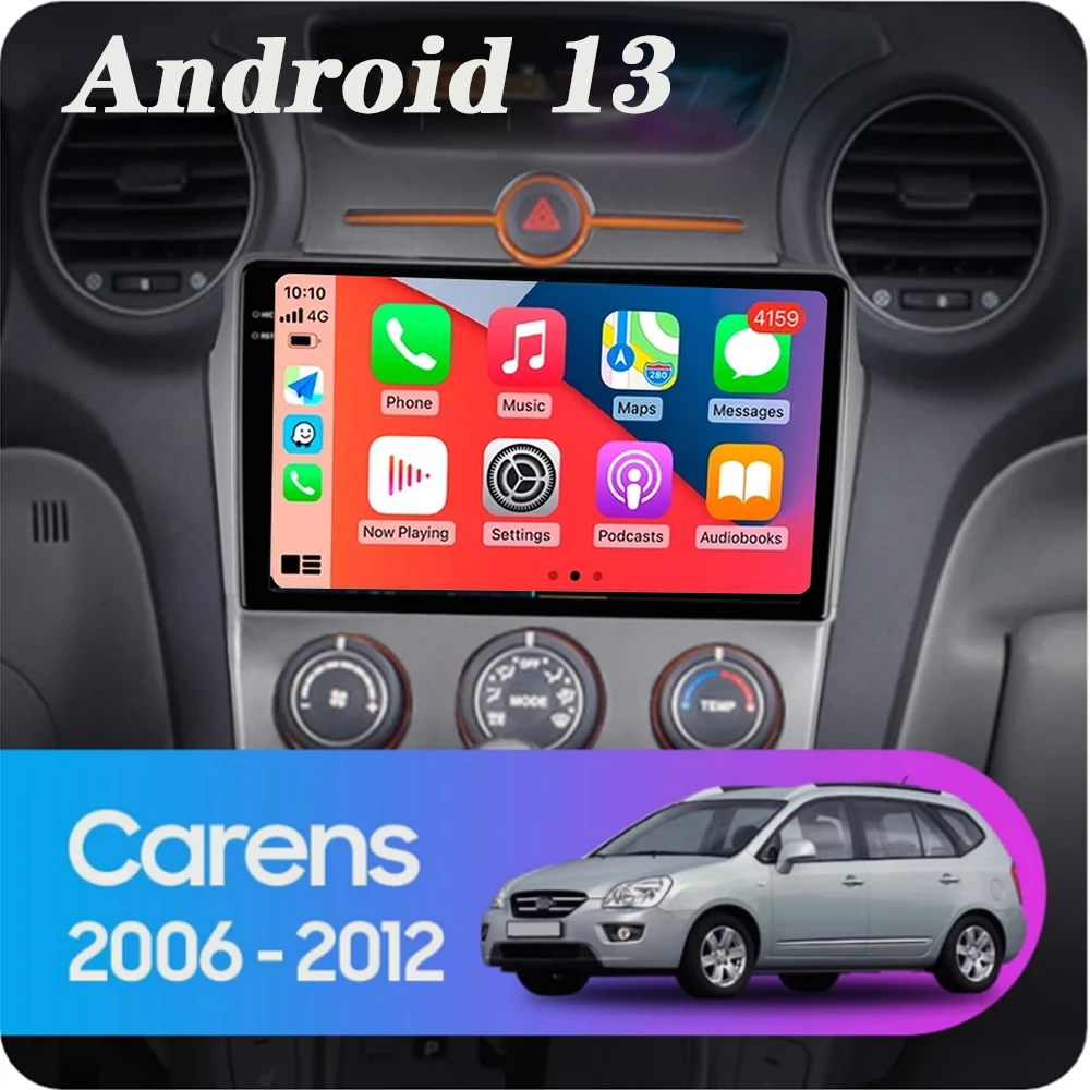 

Android 13 Carplay Auto For Kia carens 2006 2007 2008 2009-2012 2 Din Car Multimedia Stereo Player GPS Navigation Wifi FM System