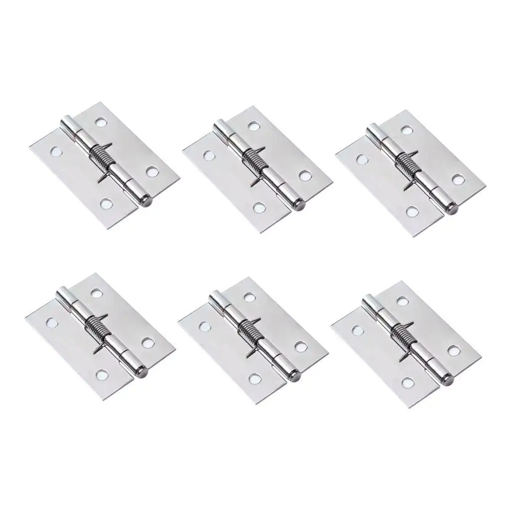 Automatic Closing Stainless Steel Door Hinges Heavy Duty Furniture Hardware for Cabinet Doors