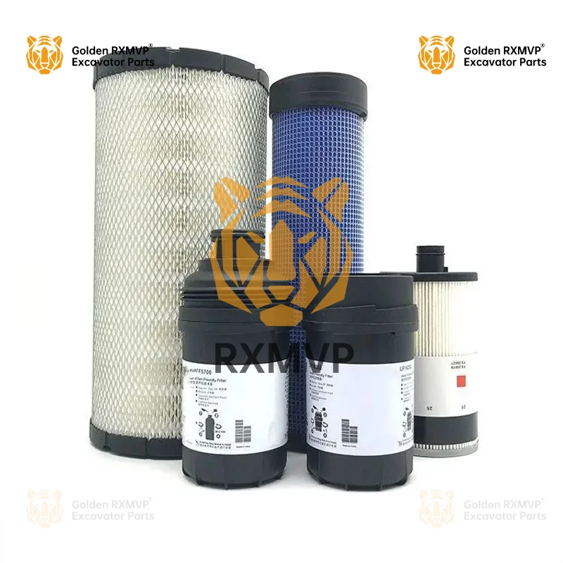 XCMG excavator xe135d/150d/155d air filter oil diesel filter oil water separator filtration