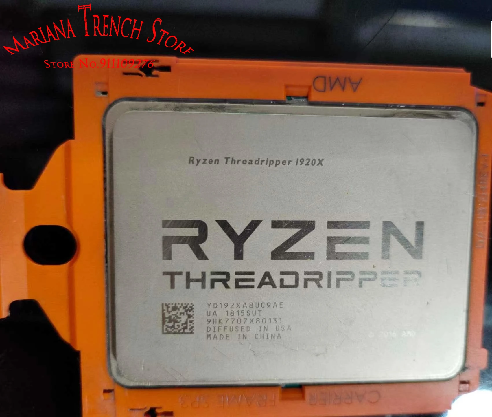 Processor for Ryzen Threadripper 1920X 12 Cores 24 Threads Base Clock 3.5GHz Max. Boost Up to 4.0GHz