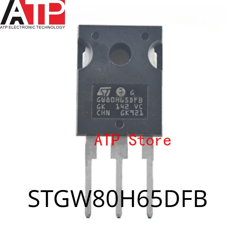 

5-20PCS 100% New Original STGW80H65DFB GW80H65DFB TO-247 IGBTs Trench Gate Field Stop 650V 80 A High Speed HB Series IGBT