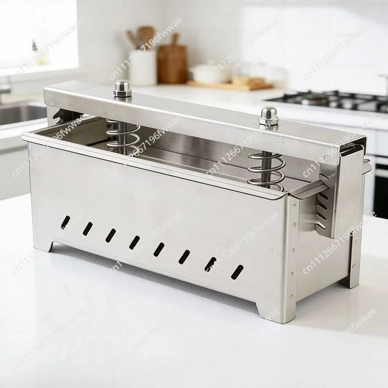 Meat Presser 304 Stainless Steel Meat Pressing Mold Box Square Brick Mold Yogurt Presser Tofu Presser