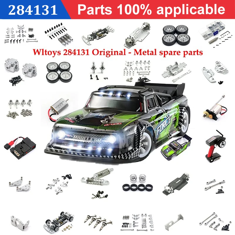 Original Wltoys Mosquito Car 1:28 284131 K989 K969 K979 Car Accessory Shell/Motor/Receiver Board/Differential/Servo RC Car Parts