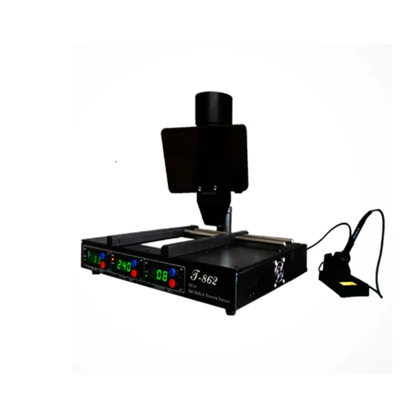 PUHUI T-870A BGA IRDA Welder T870A Infrared Soldering Reflow Oven T 870A IR Rework Station SMT SMD 1000W