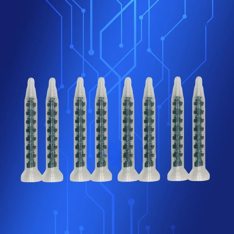 ‌RM12-16 Dynamic Mixing Nozzle | POM Core Resin Mixer (Dual-Cure Epoxies/Self-Clean/Free Ship‌)