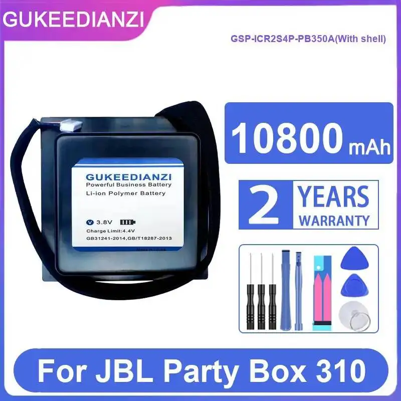 

Speaker Battery Good Low-Temperature Performance For Jbl Party Box 310 Gsp-ICR2S4P-PB350A With Shell Reliable Power 10800mAh