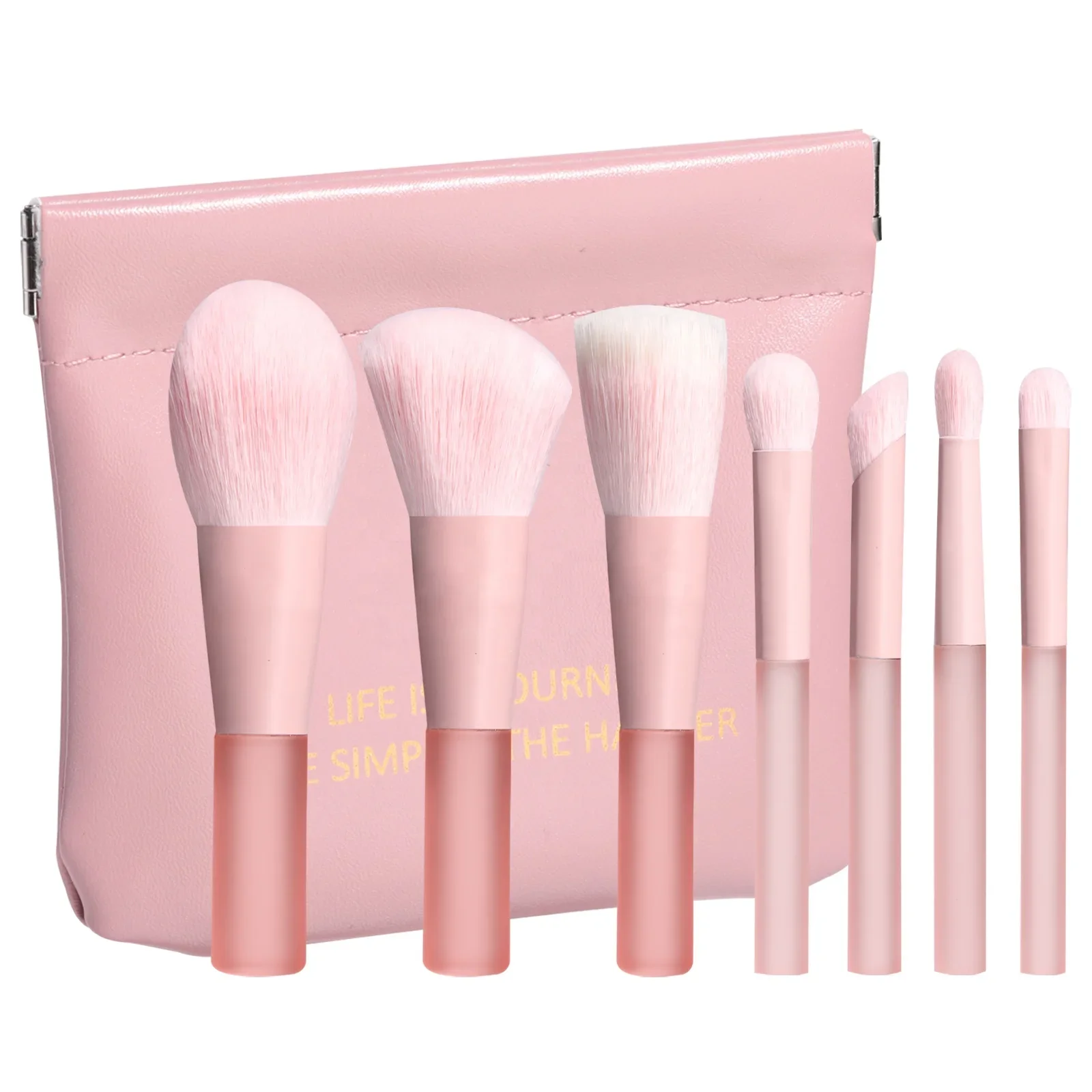 

# Hot Professional Mini Pink Makeup Brushes Kit Custom Logo Portable Travel Size Face Cosmetic Makeup Brushes Private Label