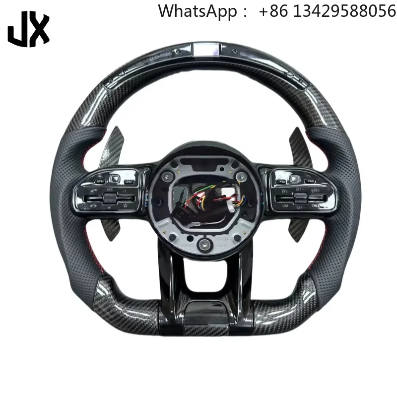 With Led Display Volant Lenkrad Sport Car Steering Wheel for Mercedes Benz C217 W209 W204 W205 W206 W207 Coupe C63s C63 AMG
