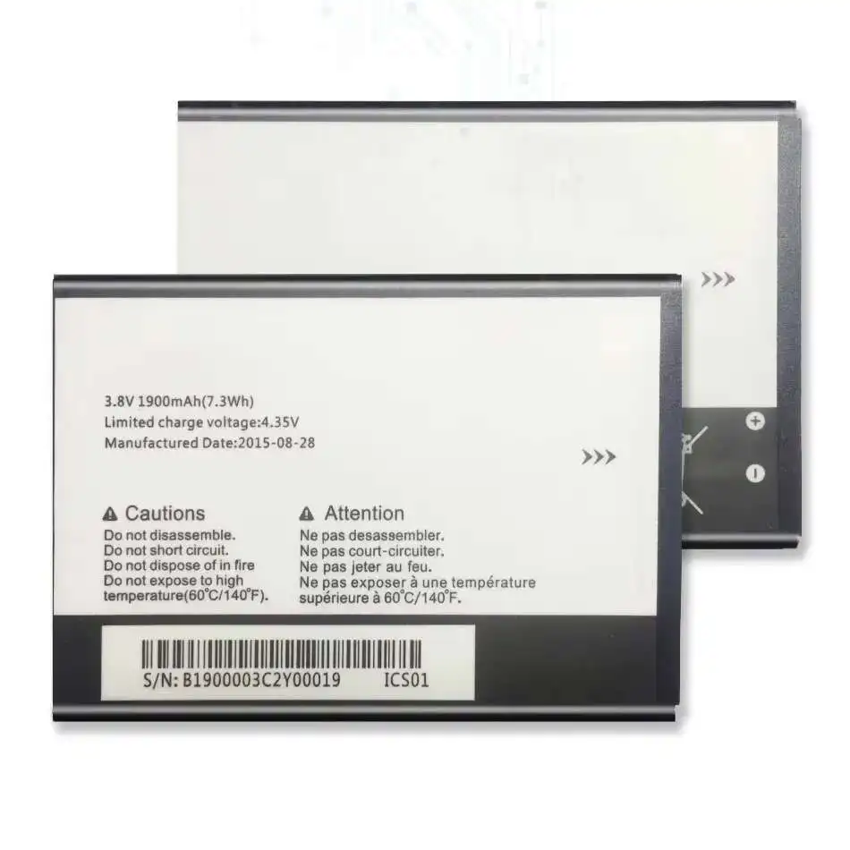 

TLi019B2 1900mAh Battery For Alcatel One Touch POP C7 OT-7041 7041D Dual CAB1900003C2 Mobile Phone Batteries