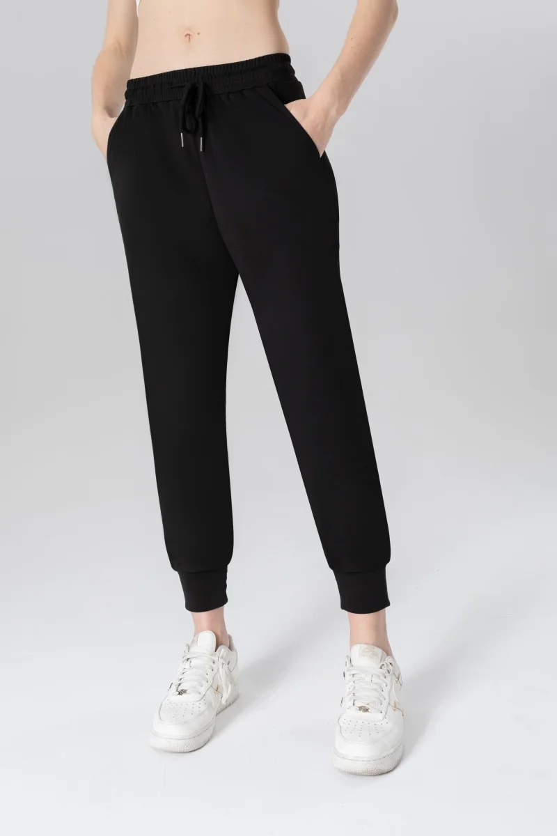 

Women's sport cropped pants, casual drawstring pocket pants