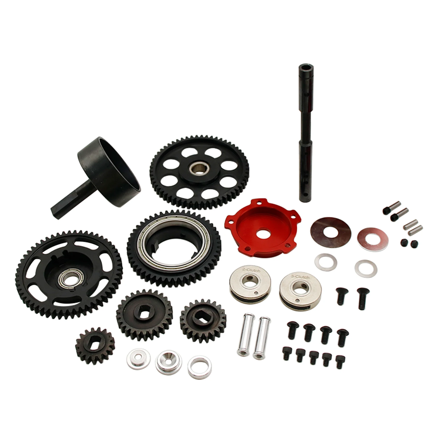 Engine 3 Speed Transmission Gear System Kit or Gears Cover or Accessory for 1/5 HPI ROFUN ROVAN KM BAJA 5B 5T 5SC Rc Car Parts