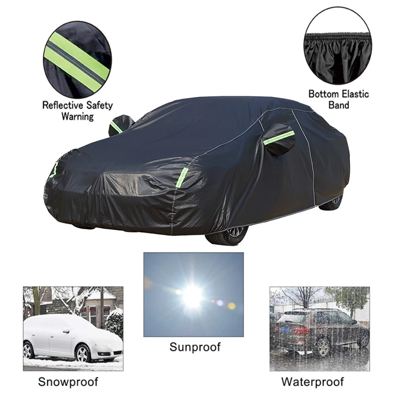 Voor Tesla Model X Bescherming Full Car Covers Sneeuw Cover Zonnescherm Waterdichte Stofdichte Buitenkant Auto-Accessoires