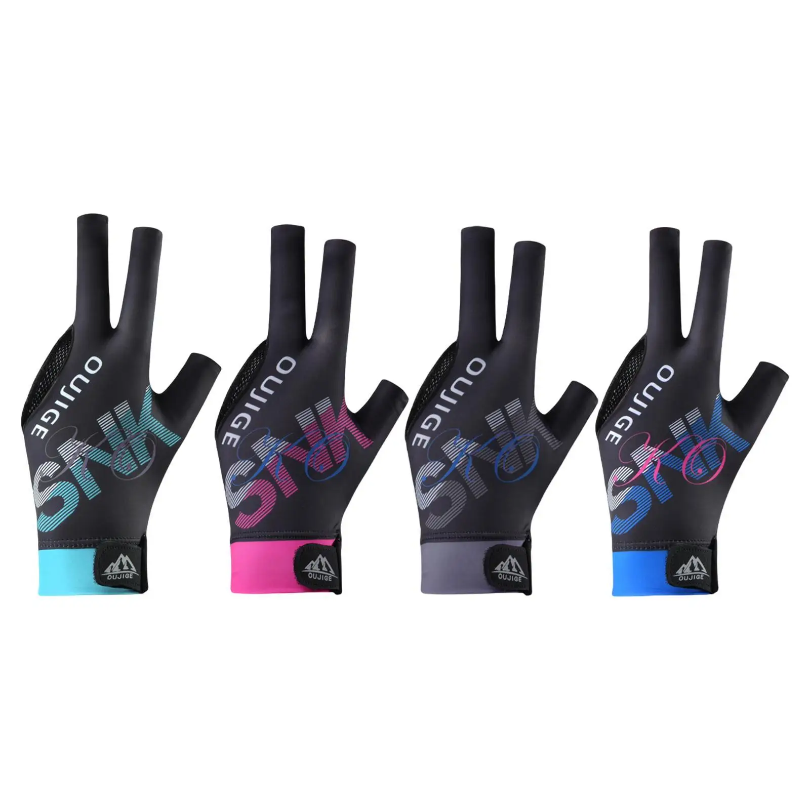 3 Finger Billiard Glove Snooker Accessories Mitt Anti Skid Pool Cue Glove