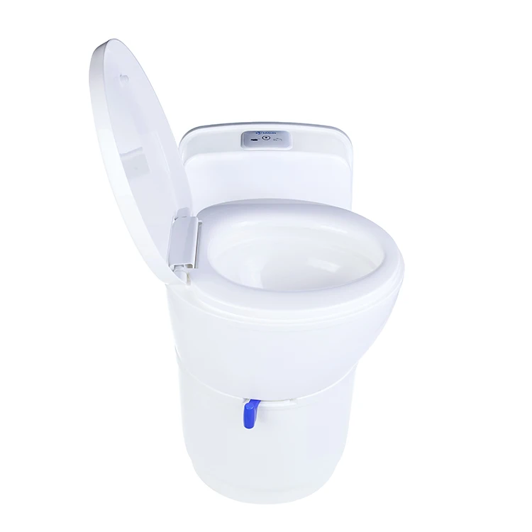 HOT SALES High Quality Plastic Swivel Smart Cassette Toilet with Electric Flush for Bathroom of RV Motorhome Caravan Boat Yacht