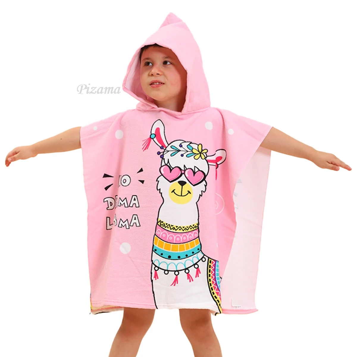 Bath Towels Set Muslin Cloth For Baby Animal Cartoon Hooded Bathrobe Children's Hooded Beach Towels Kids Robes For Pool Travel