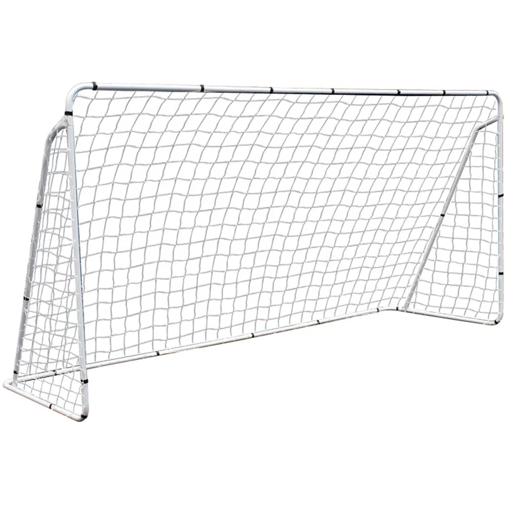 Football Post Soccer Goal 12*6ft, Target Net for Shooting Training, Backyard Outdoor Kids Soccer Goal, Portable Football Net