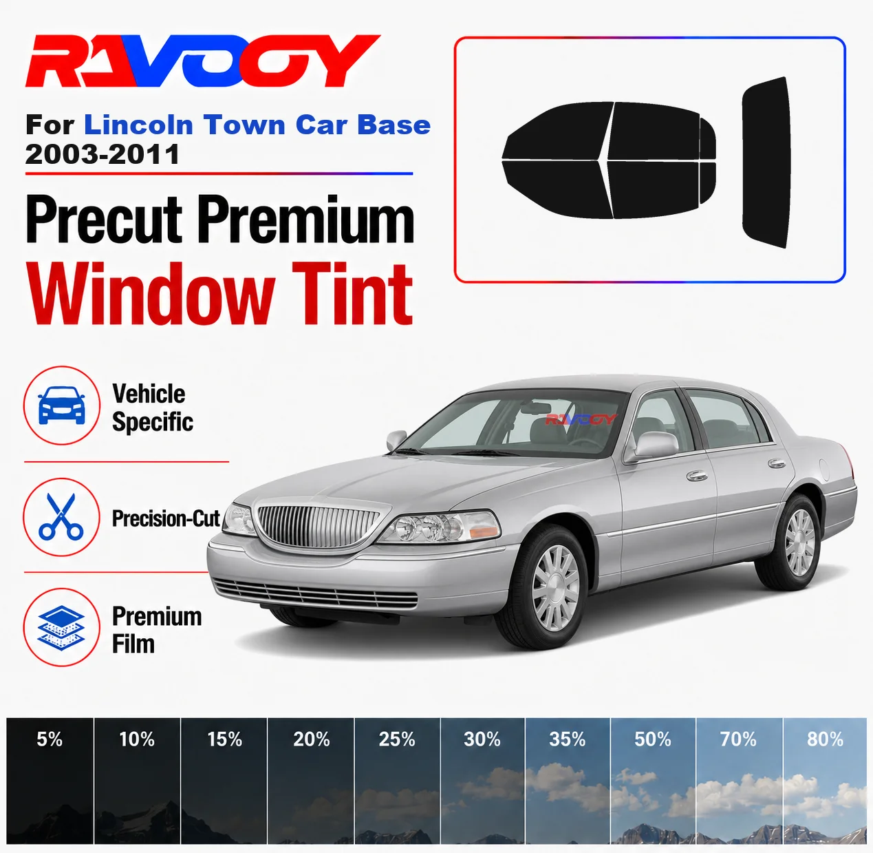 premium-precut-window-tint-kit-front-windows-rear-windows-rear-windshield-for-lincoln-town-car-base-2003-2011-nano-ceramic-film