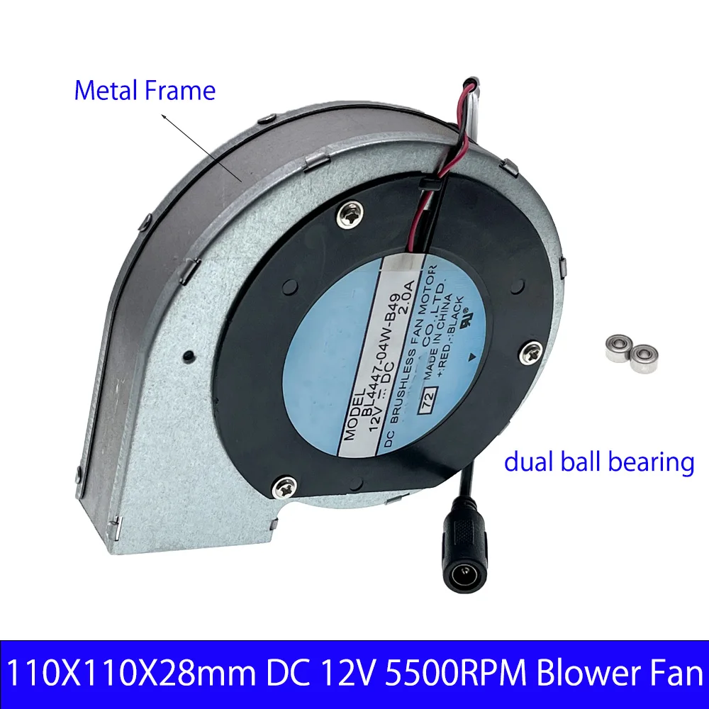 For BBQ Blower Fan NMB BL4447-04W-B49-71 DC 12V 2A turbo Speed Ajustable Controller Fans